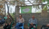 دوره آموزشی دو روزه مدیریت بهاره باغات پسته در روستای صدر آباد شهرستان اشکذر